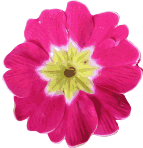 Blurred Pink Flower Clip Art